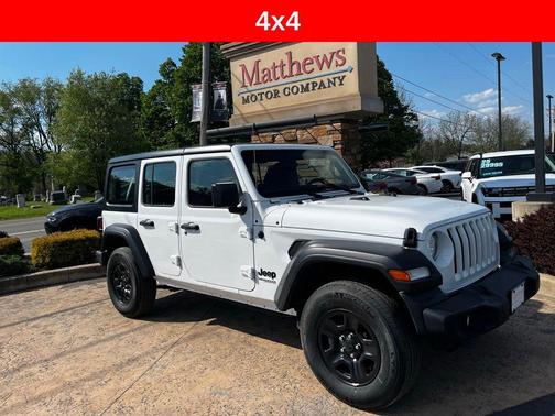 Bright White Clearcoat 2022 Jeep Wrangler Unlimited Sport
