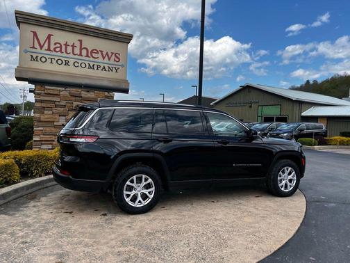 Diamond Black Crystal Pearlcoat 2022 Jeep Grand Cherokee L Limited