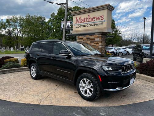 Diamond Black Crystal Pearlcoat 2022 Jeep Grand Cherokee L Limited