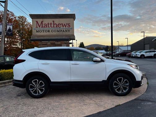 Platinum White Pearl 2022 Honda CR-V AWD EX