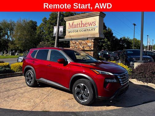 Scarlet Ember Tintcoat 2025 Nissan Rogue SV