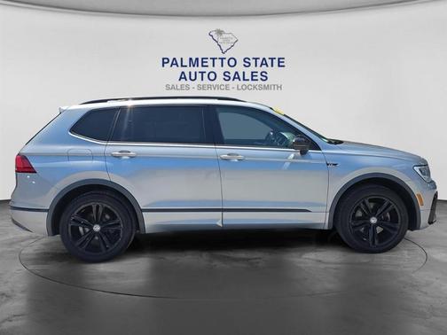 Pyrite Silver Metallic 2019 Volkswagen Tiguan 2.0T SEL R-Line Black