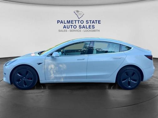 White 2019 Tesla Model 3 Mid Range