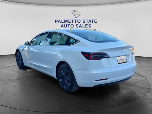 White 2019 Tesla Model 3 Mid Range