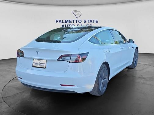 White 2019 Tesla Model 3 Mid Range
