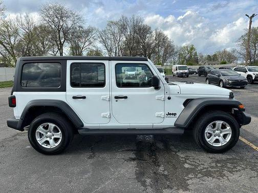 Bright White Clearcoat 2023 Jeep Wrangler Sport S