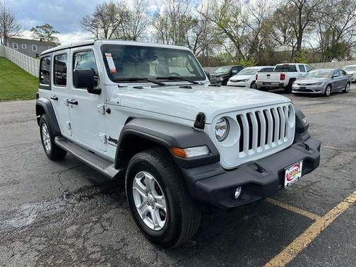 Bright White Clearcoat 2023 Jeep Wrangler Sport S