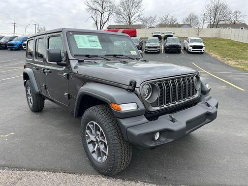 Gray 2026 Jeep Wrangler Sport S