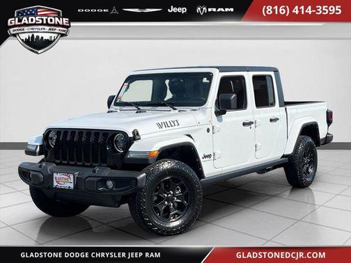 Bright White Clearcoat 2023 Jeep Gladiator Willys 4x4
