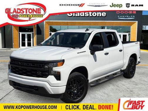 Summit White 2024 Chevrolet Silverado 1500 Custom