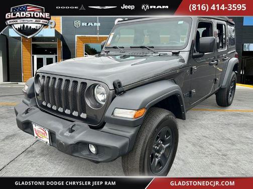 Granite Crystal Metallic Clearcoat 2023 Jeep Wrangler Sport