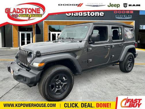 Granite Crystal Metallic Clearcoat 2023 Jeep Wrangler Sport