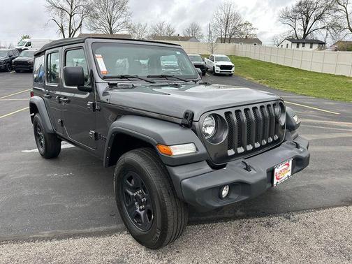Granite Crystal Metallic Clearcoat 2023 Jeep Wrangler Sport