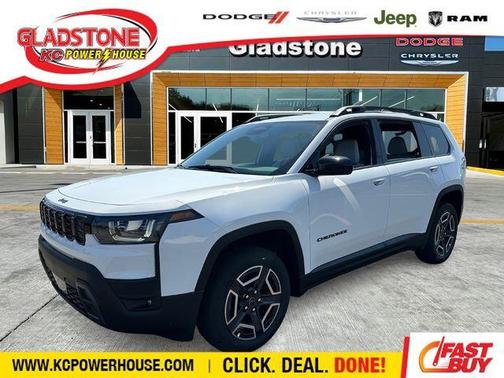 White 2026 Jeep Cherokee Laredo 4x4