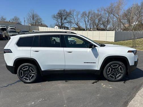 White 2026 Jeep Cherokee Laredo 4x4