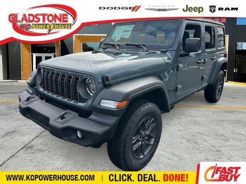 Gray 2026 Jeep Wrangler Sport S
