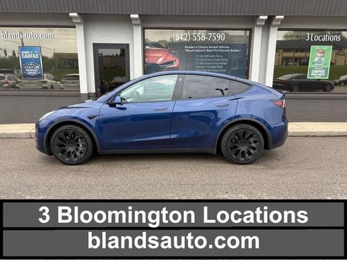 Deep Blue Metallic 2021 Tesla Model Y Long Range