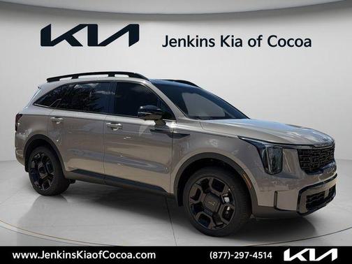 Brown 2026 Kia Sorento X-Line SX
