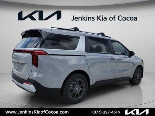 Ceramic Silver 2026 Kia Carnival Hybrid EX
