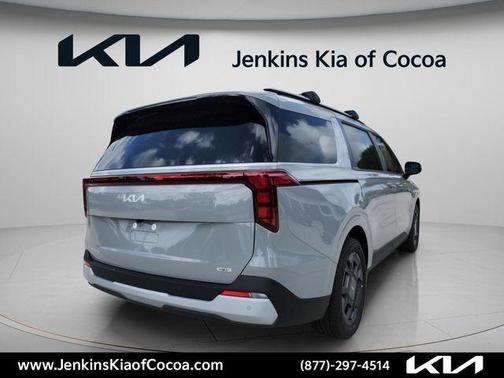 Ceramic Silver 2026 Kia Carnival Hybrid EX