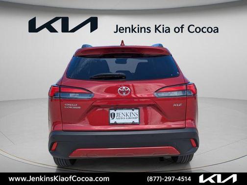 Barcelona Red Metallic 2023 Toyota Corolla Cross XLE