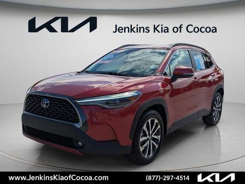 Barcelona Red Metallic 2023 Toyota Corolla Cross XLE