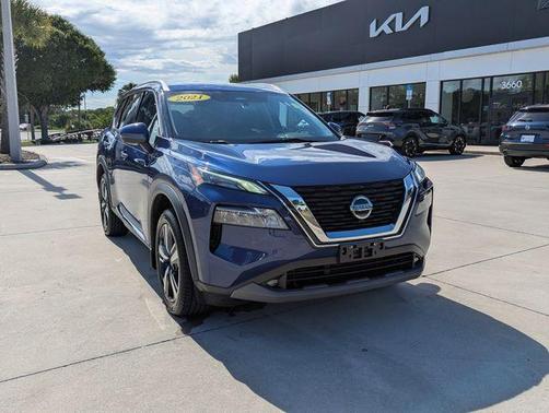 Caspian Blue 2021 Nissan Rogue SL