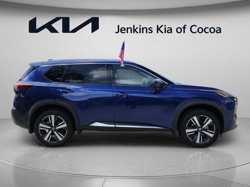 Caspian Blue 2021 Nissan Rogue SL