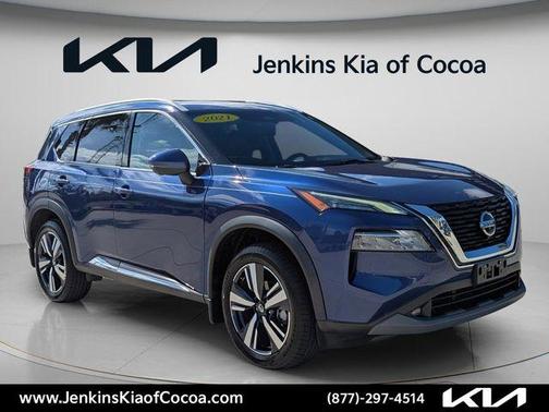Caspian Blue 2021 Nissan Rogue SL