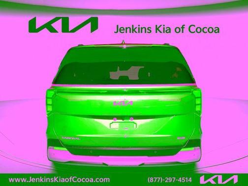 Red 2026 Kia Carnival Hybrid EX