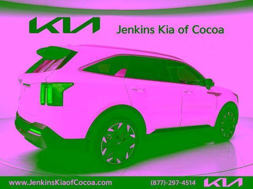 White 2026 Kia Sorento EX