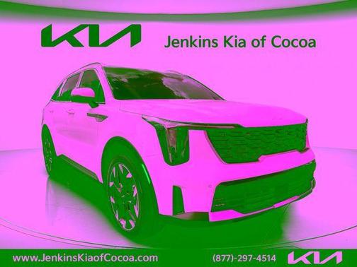 White 2026 Kia Sorento EX