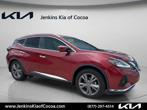 Red 2020 Nissan Murano Platinum