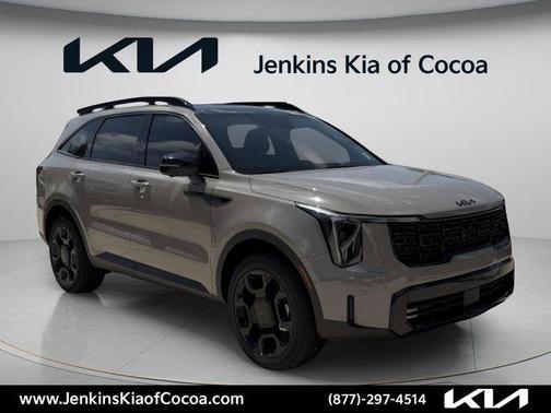 Brown 2026 Kia Sorento X-Line SX