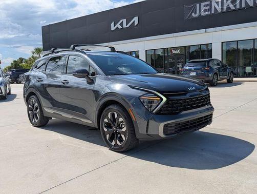Gray 2024 Kia Sportage X-Line