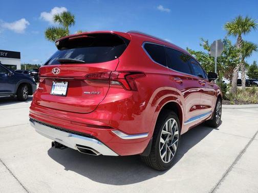 Calypso Red 2021 Hyundai SANTA FE Calligraphy