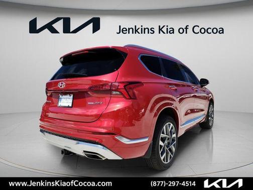 Calypso Red 2021 Hyundai SANTA FE Calligraphy