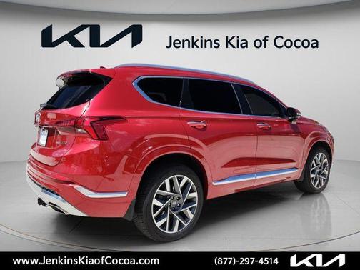 Calypso Red 2021 Hyundai SANTA FE Calligraphy