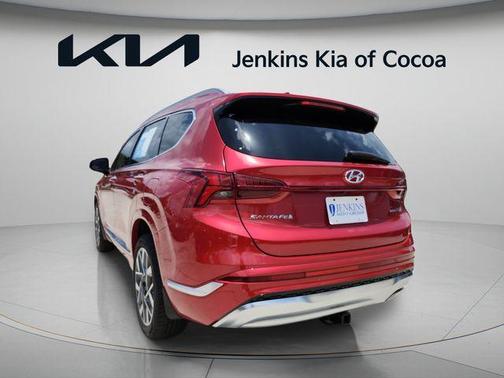 Calypso Red 2021 Hyundai SANTA FE Calligraphy