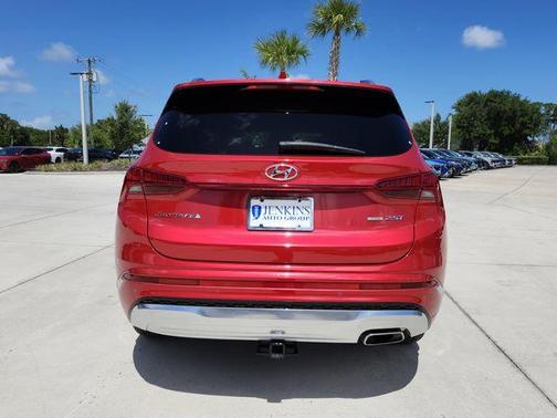 Calypso Red 2021 Hyundai SANTA FE Calligraphy