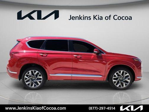 Calypso Red 2021 Hyundai SANTA FE Calligraphy