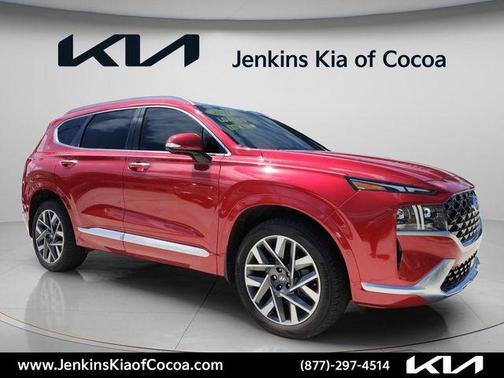 Calypso Red 2021 Hyundai SANTA FE Calligraphy