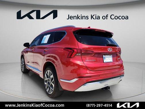 Calypso Red 2021 Hyundai SANTA FE Calligraphy