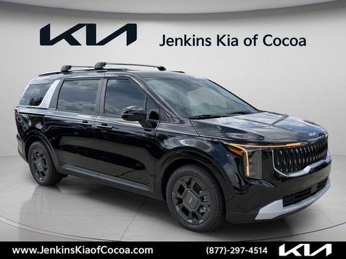 Aurora Black 2026 Kia Carnival Hybrid EX