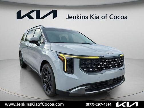 Ceramic Silver 2026 Kia Carnival Hybrid SX