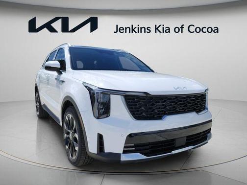 White 2026 Kia Sorento EX