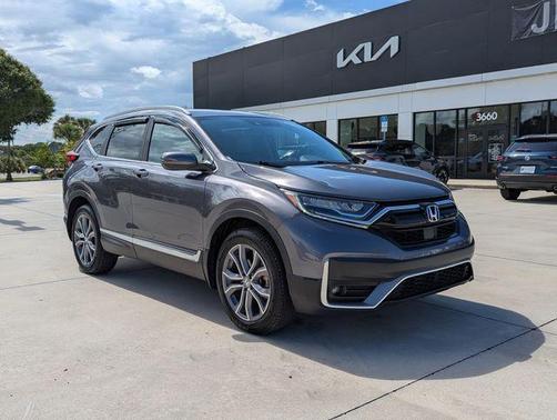 Sonic Gray Pearl 2021 Honda CR-V Touring