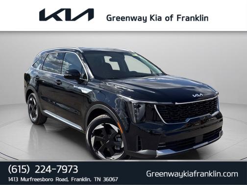 Aurora Black Pearl 2026 Kia Sorento Hybrid EX