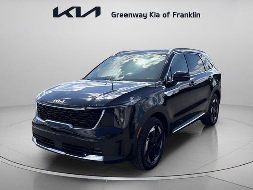Aurora Black Pearl 2026 Kia Sorento Hybrid EX