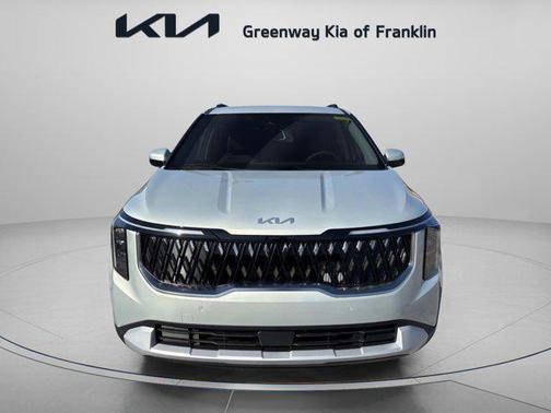 Ivory Silver 2026 Kia Carnival Hybrid EX